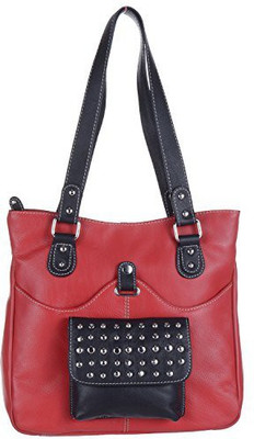 

EUPHORIA RedLeather10 School Bag(Red, 5 L)