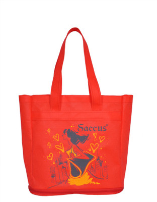 

Saccus NonWoven Shopping Bag (Red) School Bag(Red, 7)