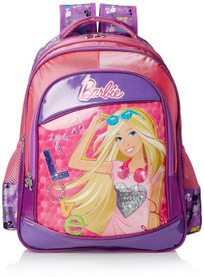 

Barbie Love Waterproof Backpack(Pink, Purple, 14 inch)