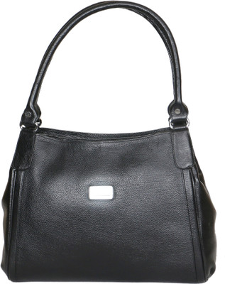 

LEATHER COLLECTION LC0045BLACK Shoulder Bag(Black, 12 inch)
