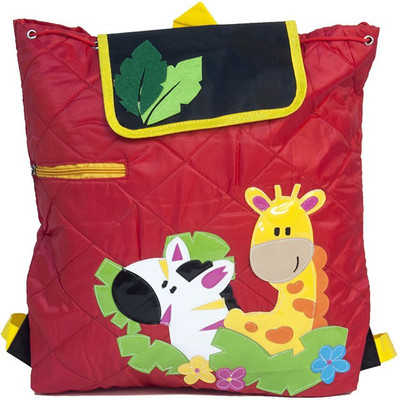 

Lill Pumpkins Red Jungle Quilted Back pack Waterproof Backpack(Red, 19 inch)