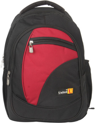 

U United Parachute Rd Blck Waterproof Backpack(Red, 12 L)