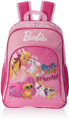 

Mattel Barbie Furever Friends Bag School Bag(Pink, 18 inch)
