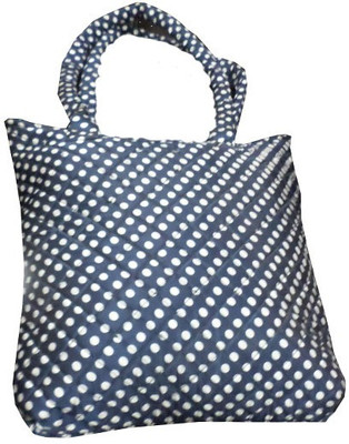 

BEYONDBIZ Quilted Bag School Bag(Navy Blue, 14 inch)