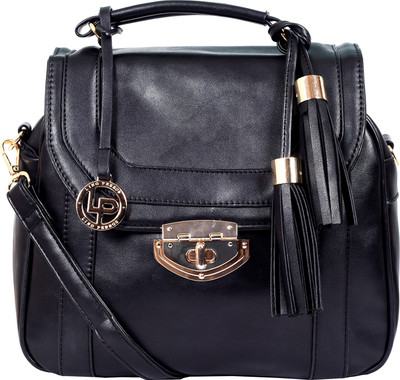 

Lino Perros LWHB01861BLACK Shoulder Bag(Black, 3 L)