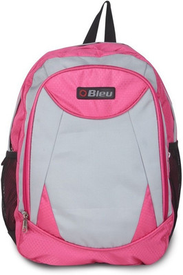 

Bleu School Bag Elegant Large Waterproof Shoulder Bag(Grey, Pink, 17 inch)