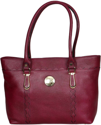 

LEATHER COLLECTION LC0042PURPLE Shoulder Bag(Purple, 14 inch)