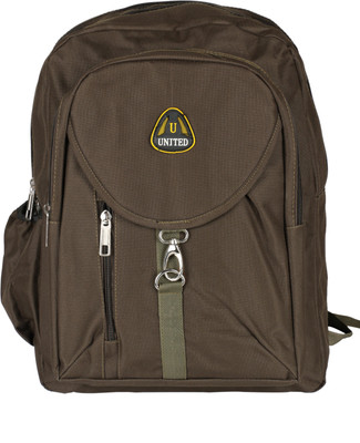 

United Bags Buckle Front All Brwn 35 L Medium Backpack(Brown)