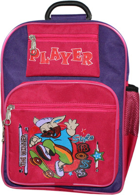 

Paramsai Paramsai Elegance School Bag 103 School Bag(Pink, 35 L)