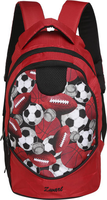

Zwart DAZZLE-R Waterproof School Bag(Red, 10 L)