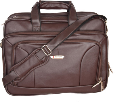 

Sapphire 17 inch Laptop Messenger Bag(Brown)