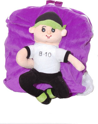 

ZEST Cartoon Teddy School Bag(Purple, 7 L)