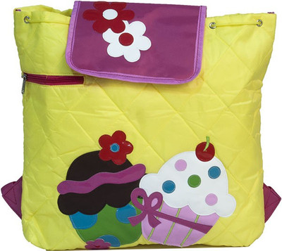 Lill Pumpkins Yellow Cucake Quilted Back pack Waterproof Backpack(Yellow, 19 inch)