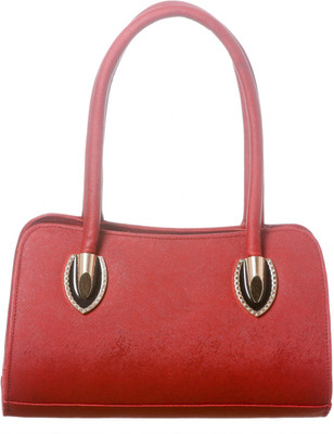 

Redtree Solid Red Synthetic Faux Leather Ladies Shoulder Handba Waterproof School Bag(Red, 13 inch)