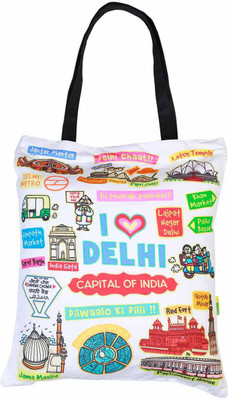 

Eco Corner Big White Delhi Bag Waterproof Sling Bag(Multicolor, 20 L)