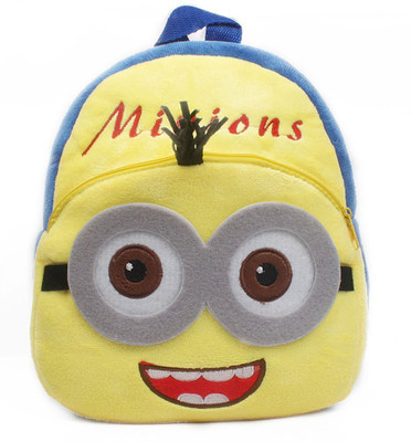 

Minion ABC918273645 School Bag(Yellow, Blue, 12 inch)