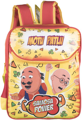 

Viacom Motu Patlu Power Bag 16 inch Bag School Bag(Yellow, 16 inch)