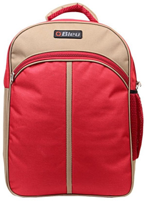 

Bleu School Bag Large Waterproof School Bag(Beige, Red, 17 inch)