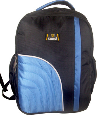 

United Bags 1000D Rainbow BLU 35 L Medium Backpack(Blue)