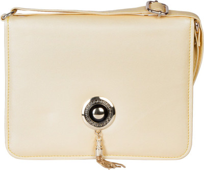Eshtyle LPS003 Sling Bag(Cream, 9 inch)