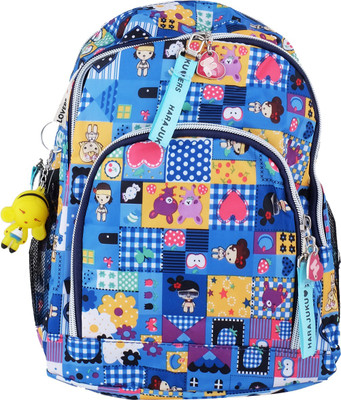 

Super Drool Sleek & Shine Blue School Bag(Multicolor, 12 inch)