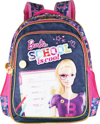 Barbie Barbie School is Cool -18inch Bag Waterproof School Bag(Purple, 18 inch)