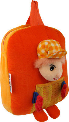 Bazaar Pirates Cap Boy School Bag(Yellow, 3 L)