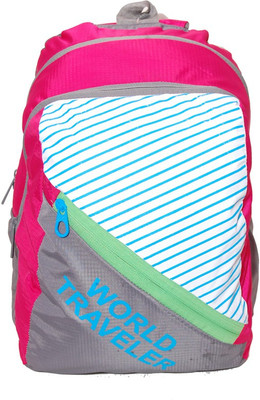 

ZEST Mickey Mouse School Bag(Pink, 7 L)