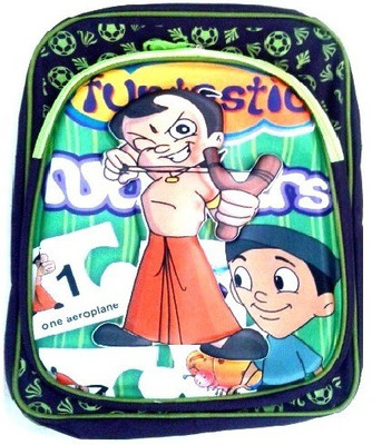 

Avani Industries Bheem Embossed Waterproof School Bag(Multicolor, 13 inch)