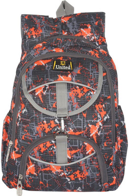 

U United WILD FLOWER Waterproof Backpack(Orange, 14 L)