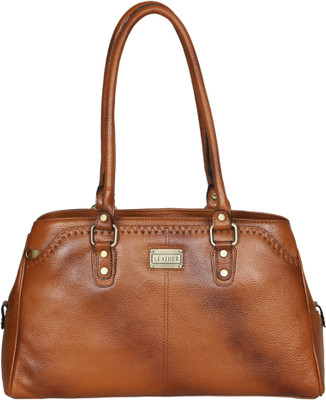 

LEATHER COLLECTION LC0046TAN Shoulder Bag(Tan, 13 inch)