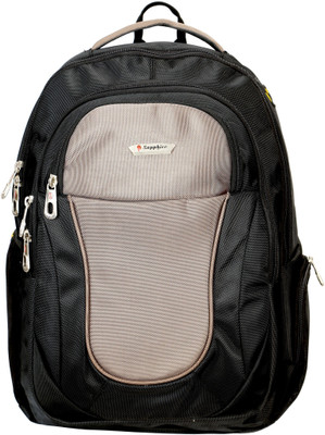 Sapphire TEXAS_CREAM Laptop Bag(Black & Cream)