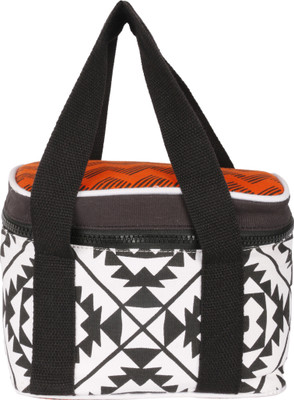 

Kanvas Katha Kanvas Katha Printed Canvas Lunch Bag KKLB011W School Bag(White, 2 L)