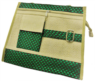 

Utkalika UTKALIKA LADIES JUTE HAND BAG Shoulder Bag(Green, 14 inch)
