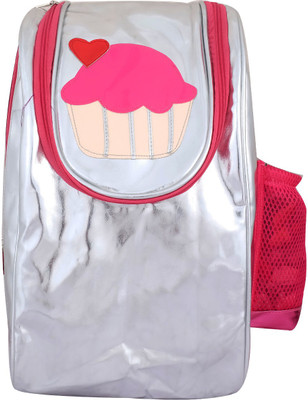 

Super Drool Shimmer and Shine Casual Backpack School Bag(Silver, 4 L)