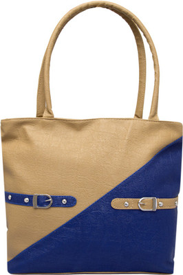 Credulous LBAG1066-Beige::Blue School Bag(Beige, Blue, 12 inch)