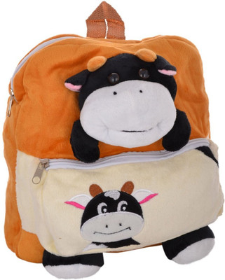 

Twisha Nursery Cow With Embroidery School Bag(Brown, 5 inch)