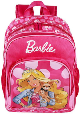 

Mattel Barbie Pink Bag School Bag(Pink, 16 inch)