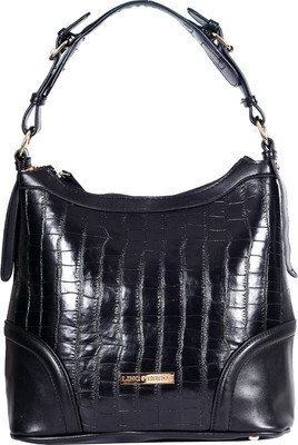 

Lino Perros LWHB01845BLACK Shoulder Bag(Black, 3 L)