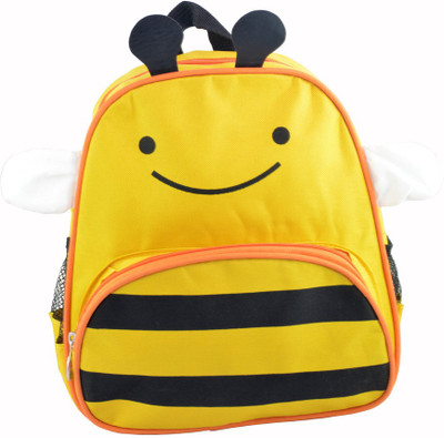 

Angel Glitter Smiley the Beetle Yellow Backpack(Multicolor, 5 L)