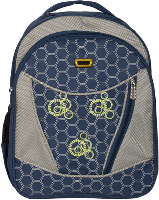 

Uxpress Blue and grey spacious, smart and trendy school bag Waterproof School Bag(Blue, Grey, 20 L)