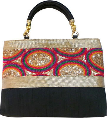 

Bhamini Hand-held Bag(Black)