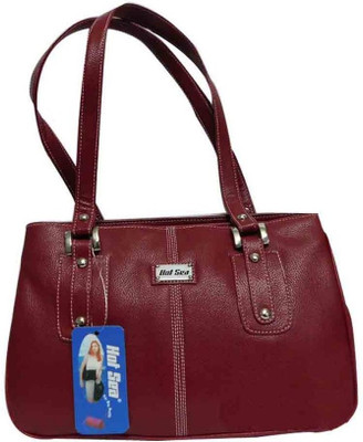 

Hot Sea Simple & Handy Brown Handbag from Hot Sea School Bag(Brown, 1 L)