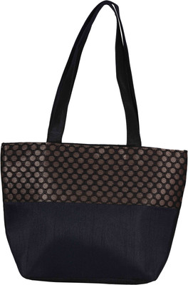 

Jute Tree JB57-SILK BAG TOP ZARI Multipurpose Bag(Black, 1 inch)