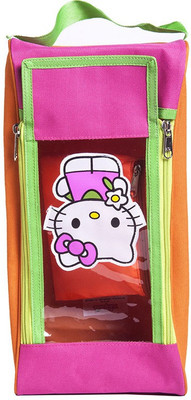 

Lill Pumpkins Pink Orange Hello Kitty Shoe Pouches Waterproof Backpack(Pink, 14 inch)