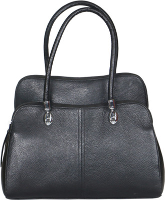 

LEATHER COLLECTION LC0041BLACK Shoulder Bag(Black, 12 inch)