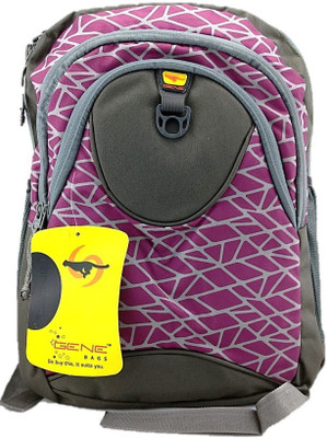

Gene Light Weight Purple MR93 Waterproof School Bag(Purple, 4 inch)