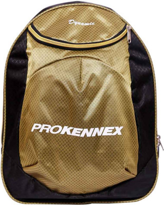 

Prokennex Dynamic Bagpack Waterproof School Bag(Black, Gold, 5 inch)