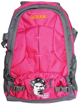 

Gleam by 2209B Waterproof School Bag(Pink, 17 inch)
