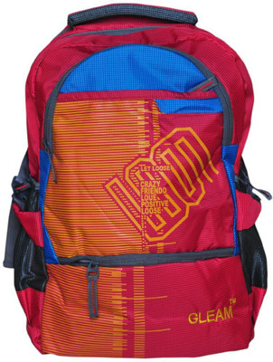 

Gleam 2209EKL Waterproof Backpack(Red, 17 inch)